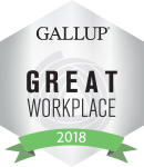 Gallup Great Workplace Award Winner 2018