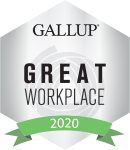 Gallup Great Workplace Award Winner 2020