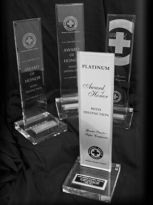 Photo of Platinum Award from the National Safety Council, Greater Omaha Chapter