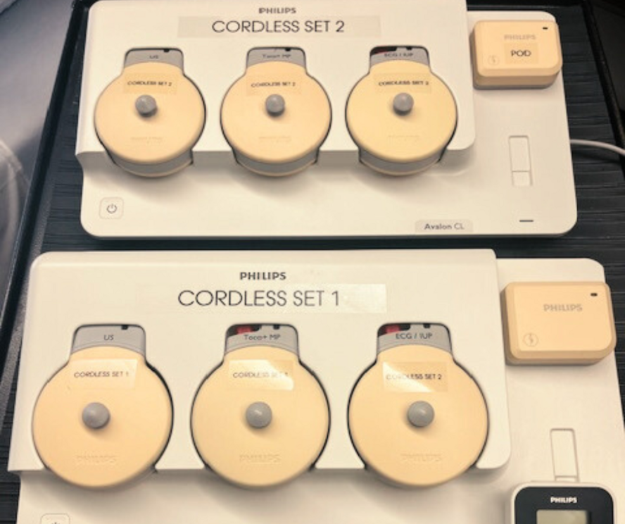 Photo of Two wireless fetal monitors for Family Care Center