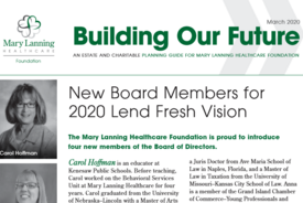 Building Our Future - March 2020 Newsletter