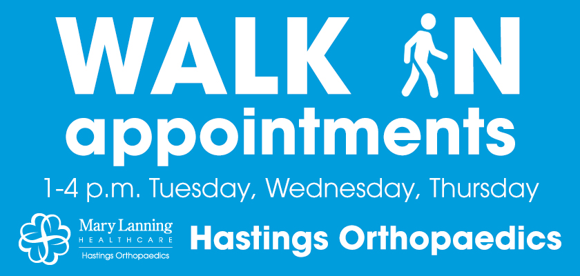 Walk in appointments now available - Tuesday-Thursday: 1-4 p.m.