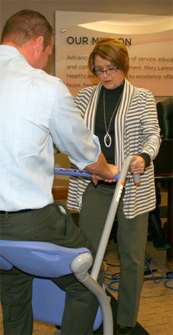 Franc E. Wagner and MLH President Eric Barber